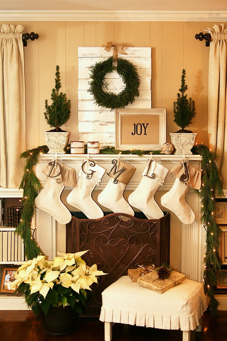 Beautiful Ideas For Christmas Fireplaces Decor